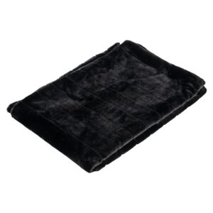 Furry blanket Katie (Black)