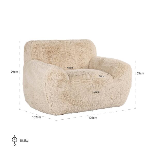 Lounge chair Comfy sand yakety (Yakety Yak Sand)