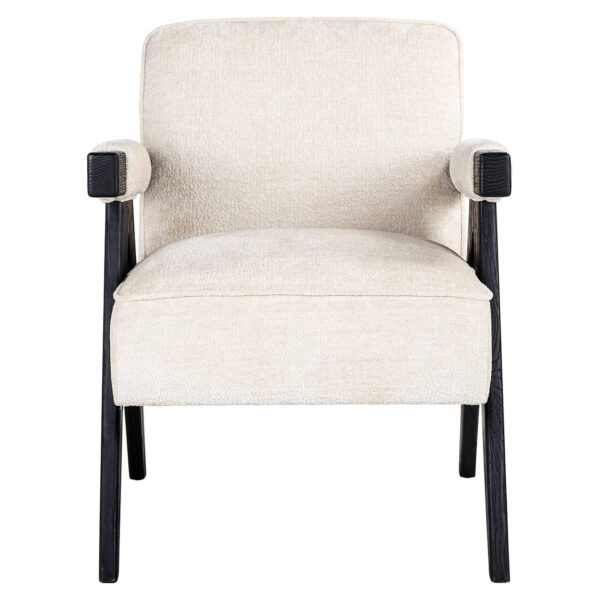 Lounge chair Cooper (Bergen 900 white chenille)