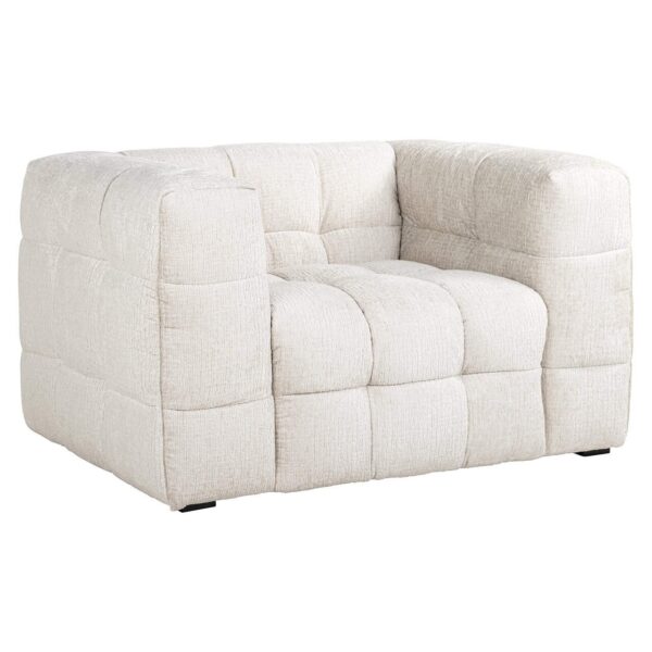 Lounge chair Merrol cream fusion fire retardant (FR-Fusion 02 Cream)