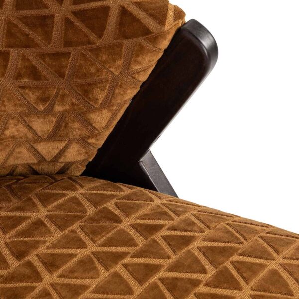 Lounge chair Mia gold triangle (Triangle 2013 old gold)