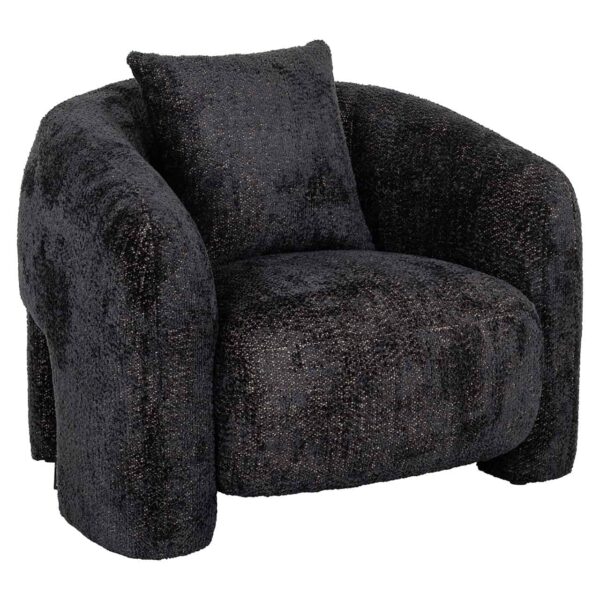 Lounge chair Milania lovely black (Be Lovely 17 Black)