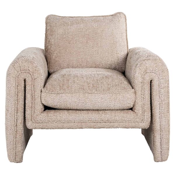 Lounge chair Sandro lovely beige (Be Lovely 170 Beige)