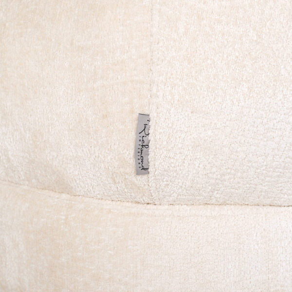 Lounge chair Venus white chenille (Bergen 900 white chenille)