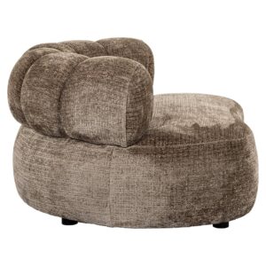 Lounge love chair Penelope stone fire retardant (Niagara 104 Stone Chenille)