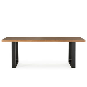 Mesa Comedor 220x95x77 Madera de Olmo/Metal