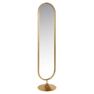 Mirror Moya on stand (Gold)