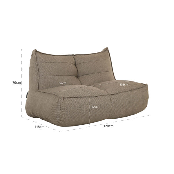 Outdoor lounge chair Scoppios taupe (22085 Taupe)