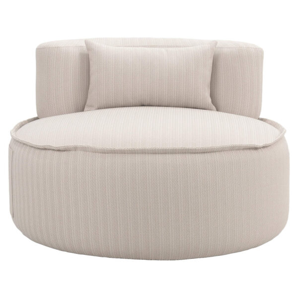 Outdoor swivel lounge chair Nammos beige (22080 Beige)