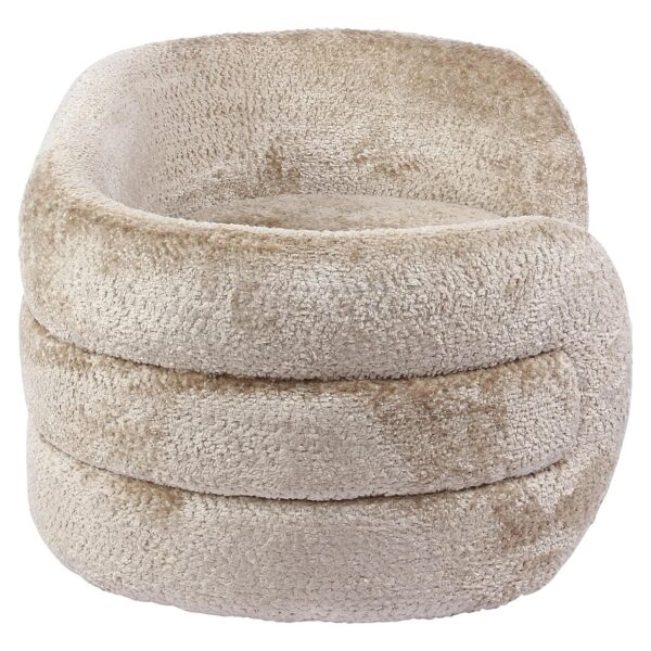 Pet bed Bingo taupe chenille (Bergen 104 taupe chenille)