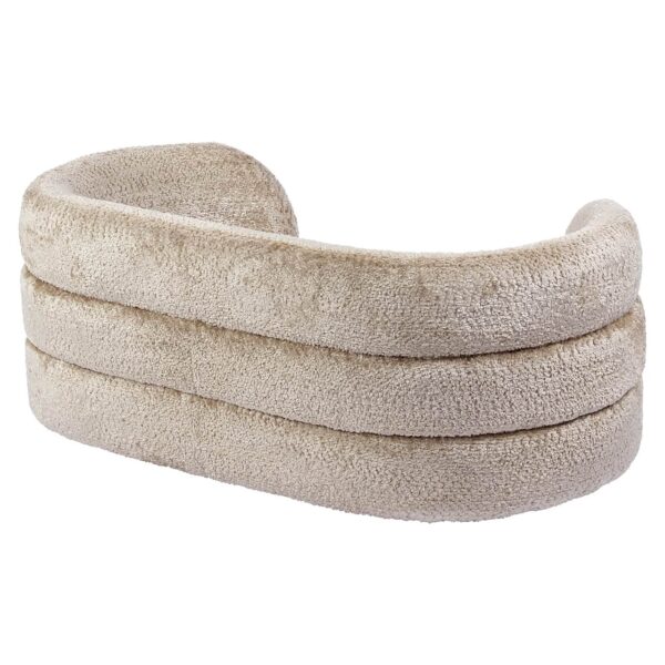 Pet bed Bingo taupe chenille (Bergen 104 taupe chenille)