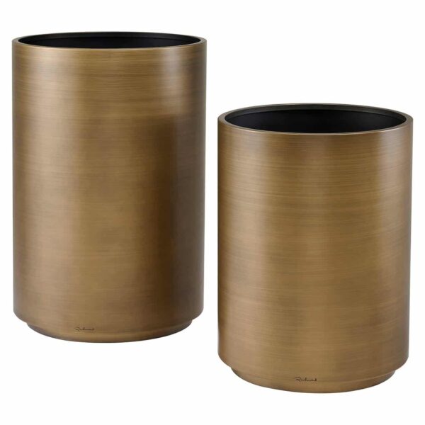 Planter Dira 45Ø (Brushed Gold)