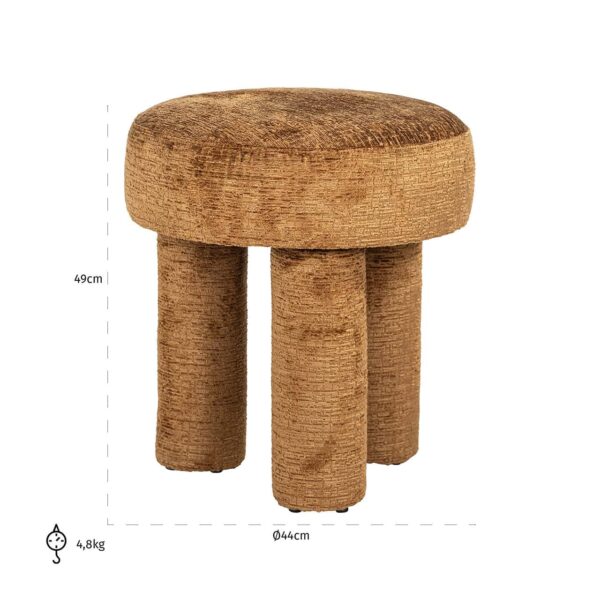 Pouffe Pommery cognac fusion (Fusion cognac 28)