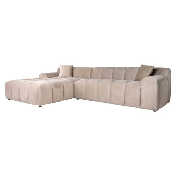 Sofa Cube 3-seater + lounge left (Quartz Khaki 903)