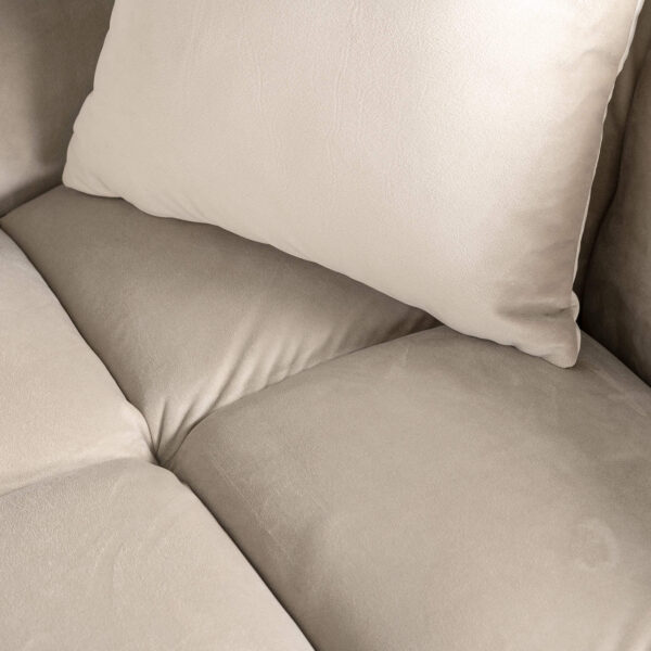 Sofa Cube 3-seater + lounge left (Quartz Khaki 903)
