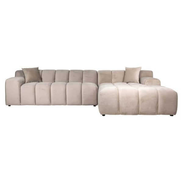 Sofa Cube 3-seater + lounge right (Quartz Khaki 903)