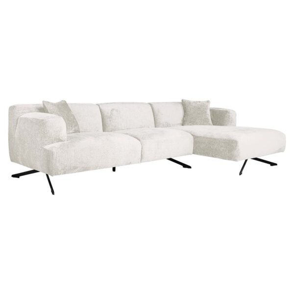 Sofa Donovan 3-seater + lounge right (Fusion cream 02)