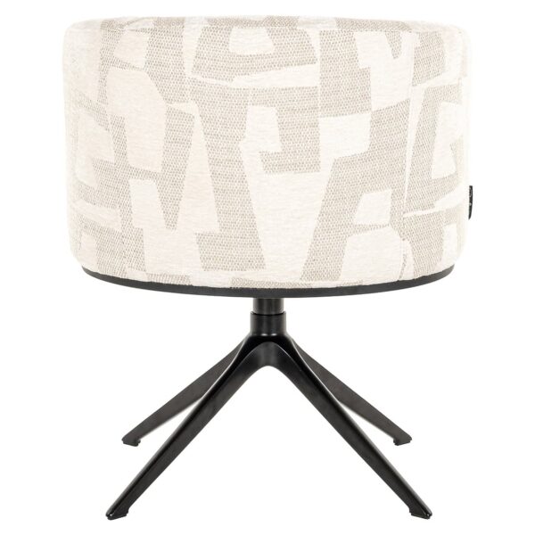 Swivel chair Cheyenne beige graffic (Beige graffic)