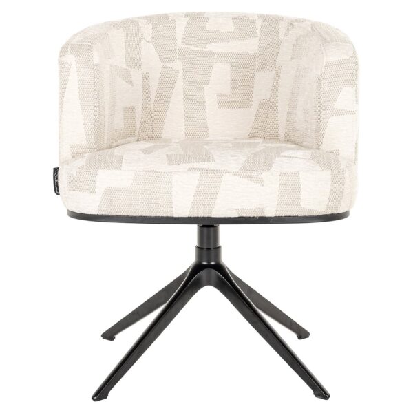 Swivel chair Cheyenne beige graffic (Beige graffic)