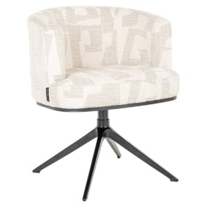 Swivel chair Cheyenne beige graffic (Beige graffic)