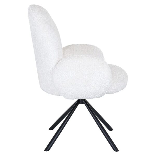 Swivel chair Jolie (Sheep 02 white)