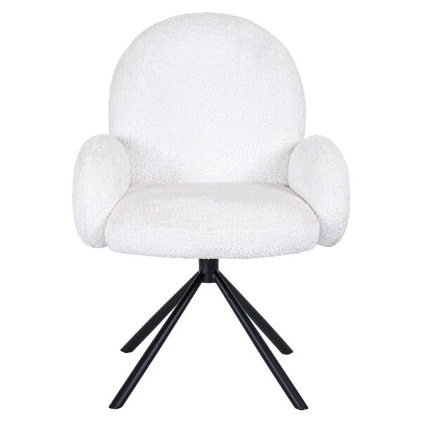 Swivel chair Jolie (Sheep 02 white)