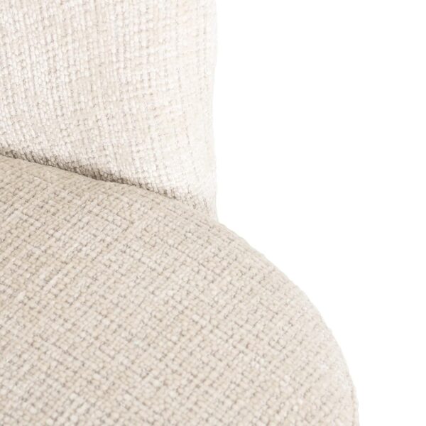 Swivel chair Zendaya beige chenille (Niagara 902 beige Chenille)