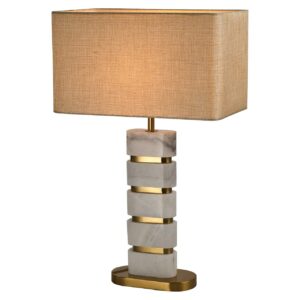 Table lamp Lenore incl. lampshade (Gold)