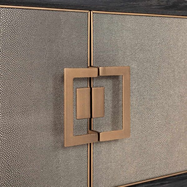 TV cabinet Bloomville 4-doors (Gold)
