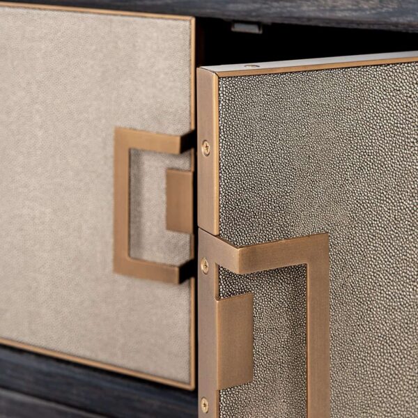 TV cabinet Bloomville 4-doors (Gold)