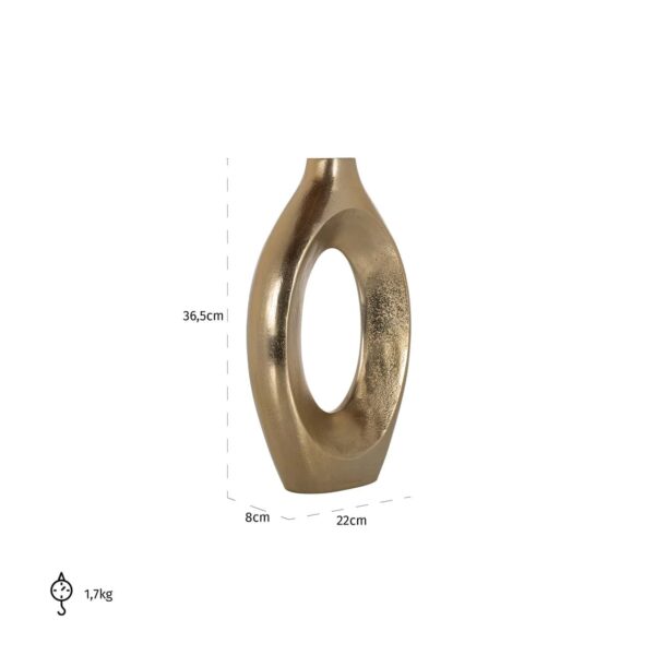 Vase Alma big (Brushed Gold)