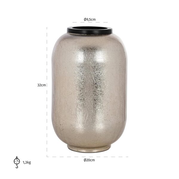 Vase Vesna small (Silver)