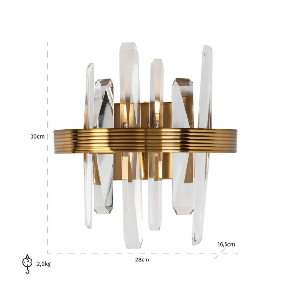 Wall lamp Brigh (Gold)