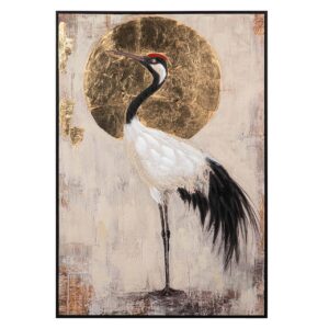 Cuadro Garza Foil 80x4x120 Cm