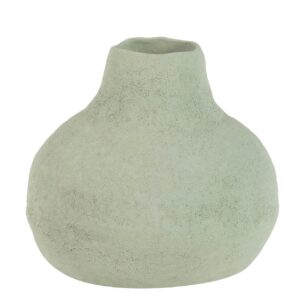 Florero Ceramica Verde 26x26x23 Cm