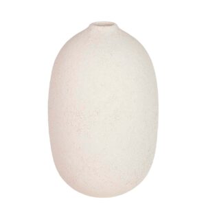 Florero Ceramica Beige 17x17x27 Cm