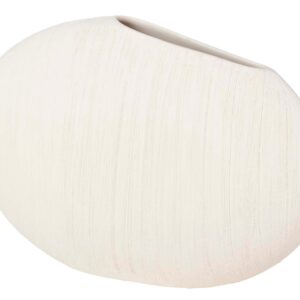 Florero Ceramica Beige 42x12x31 Cm