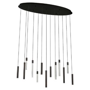 Chandelier Oxley 13 lamps (Bronze)