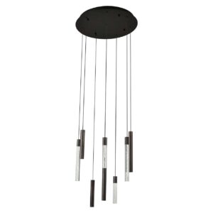 Chandelier Oxley 8 lamps (Bronze)