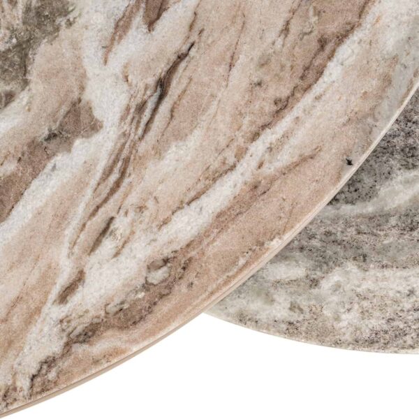Coffee table Fairfax set of 2 (Stone)