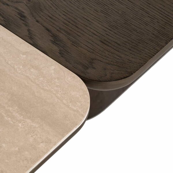 Coffee table Nando set of 2 (Brown)