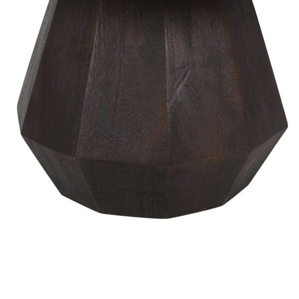 Coffee table Oberoy 80Ø (Brown)