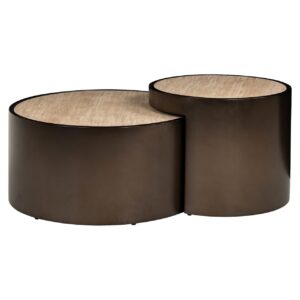 Coffee table Ronson set of 2 (Beige)