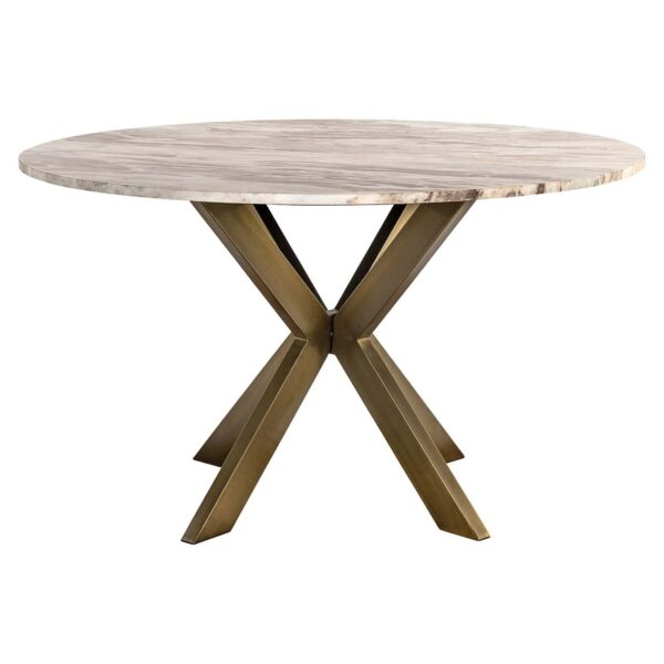 Dining table Bottega 140Ø (White)