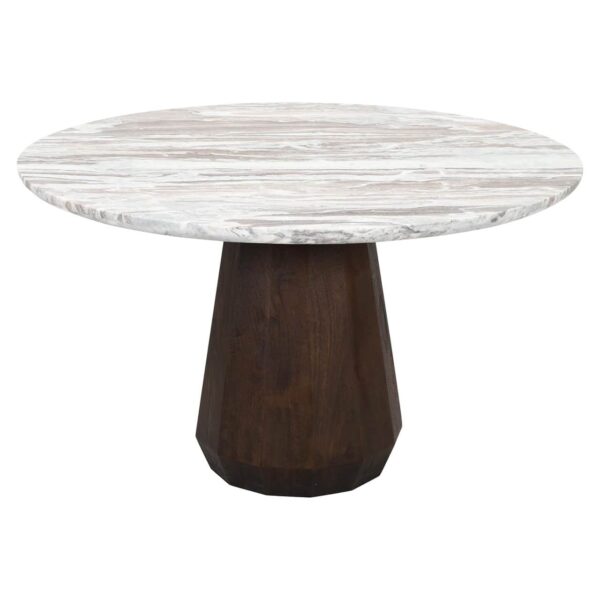 Dining table Oberoy 130Ø (Brown)