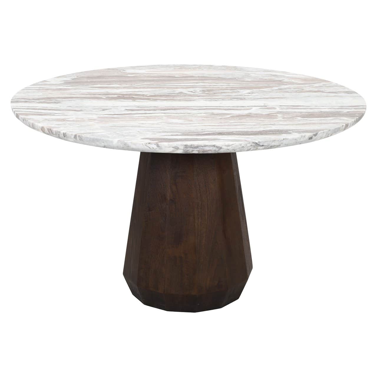 Dining table Oberoy 130Ø (Brown)