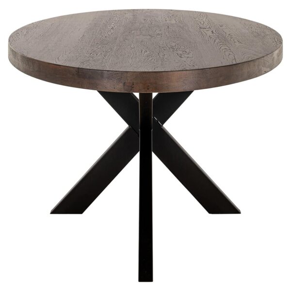 Dining table Watson brown 235 incl. spider leg black (Dark brown)