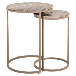 End table Fairfax set of 2 (Stone)