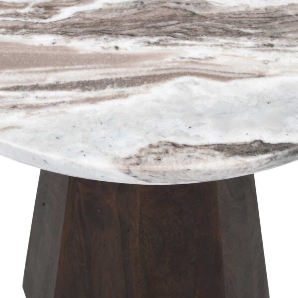 End table Oberoy 45Ø (Brown)