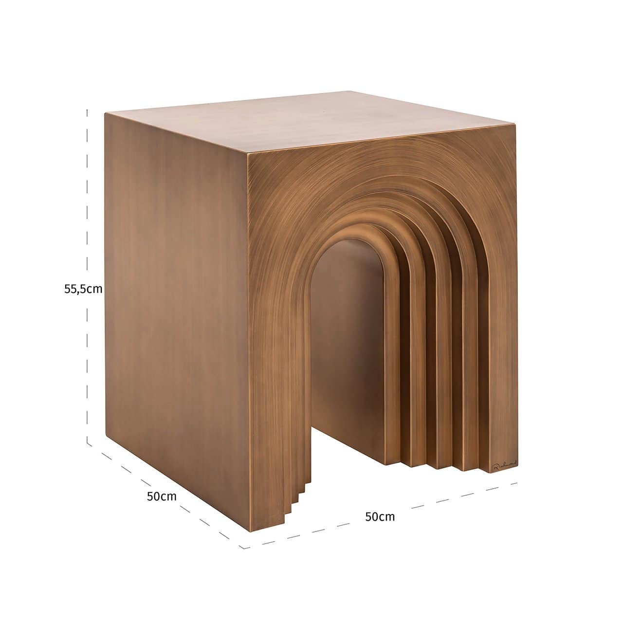 End table Vevey (Brushed Gold)